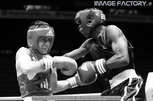 2009-09-05 AIBA World Boxing Championship 1146 - 54kg - Razvan Andreiana ROU - Thomas Kasina KEN
